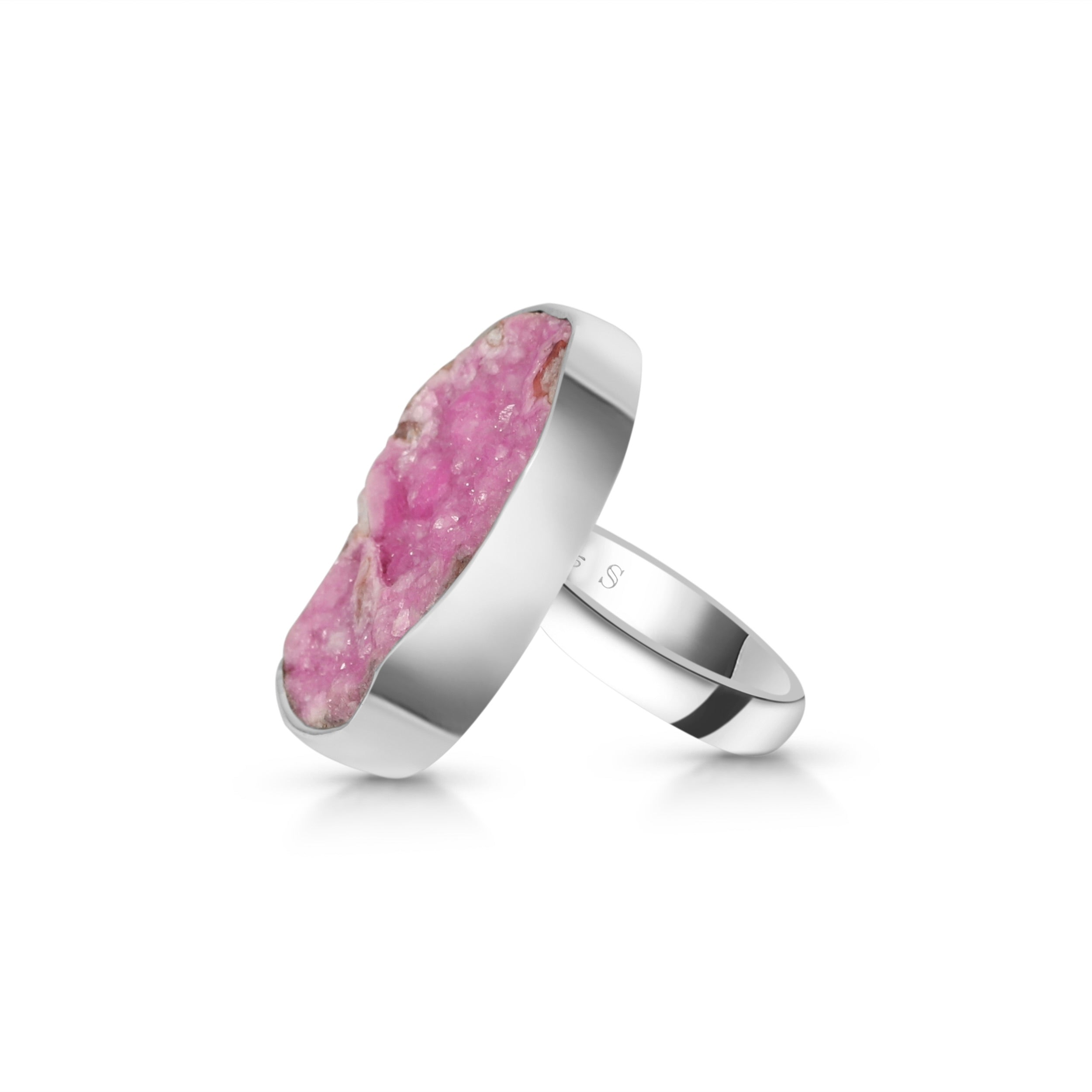 Cobalt Calcite Adjustable Ring-(CBC-R-22)